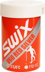Swix V60 Red/Silver Hardwax 0°C to +3°C, 43g