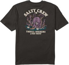 Salty Crew Kraken Monst SS Tee Herren T-Shirt für sämtliche Outdoor Aktivitäten