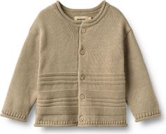 Wheat Knit Cardigan Long Sleeve Gunnar