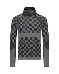 Mons Royale Mens Ascender Merino Base Layer Hooded Long Sleeve Herren Langlaufunterwäsche
