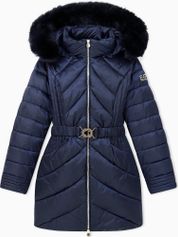 EA7 Mountain Winter Jackets W Slim Caban Jackets Medium Padded Shiny Kunstfaser Isolationsjacke für Damen