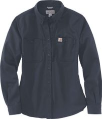Carhartt Rugged Professional Series Relaxed Fit Canvas Long-sleeve Work Shirt Damen Longsleeve für Freizeit und Outdooraktivitäten