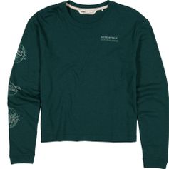 Mons Royale Womens Yonder Merino Organic Cotton Long Sleeve Damen Longsleeve für Freizeit und Outdooraktivitäten
