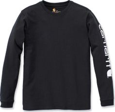 Carhartt Loose Fit Heavyweight Long-sleeve Logo Sleeve Graphic T-shirt Damen Longsleeve für Freizeit und Outdooraktivitäten