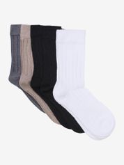 Minymo Ankle Sock - rib (5-pack) Kinder Sportsocken