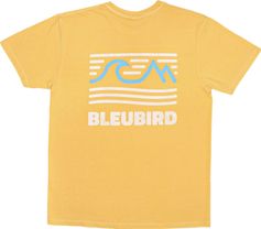 Bleubird Mustard Tides Tee Unisex T-Shirt für sämtliche Outdoor Aktivitäten