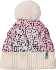 Colmar Printed Woven Hat With Knit Brim AND Polar Detouchable Syntetic Fur