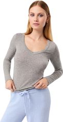 Mandala Slim V-neck Damen Langarm Laufshirt