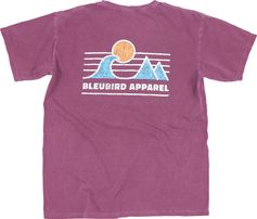 Bleubird Berry Horizon Tee Unisex T-Shirt für sämtliche Outdoor Aktivitäten