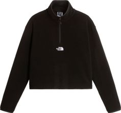 The North Face Womens Novelty Logo Glacier 1/4 Zip Damen Midlayer für Outdoor Aktivitäten