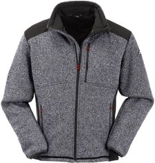 MAUL Sport Brunnthal II - Strickfleecejacke Herren Midlayer für Outdoor Aktivitäten