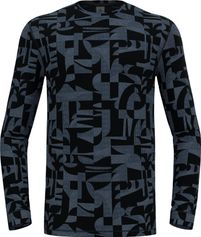 Odlo The Natural Merino Warm Jacquard Base Layer Top Herren Langlaufunterwäsche