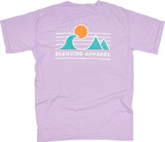 Bleubird Lavender Horizon Tee Unisex T-Shirt für sämtliche Outdoor Aktivitäten