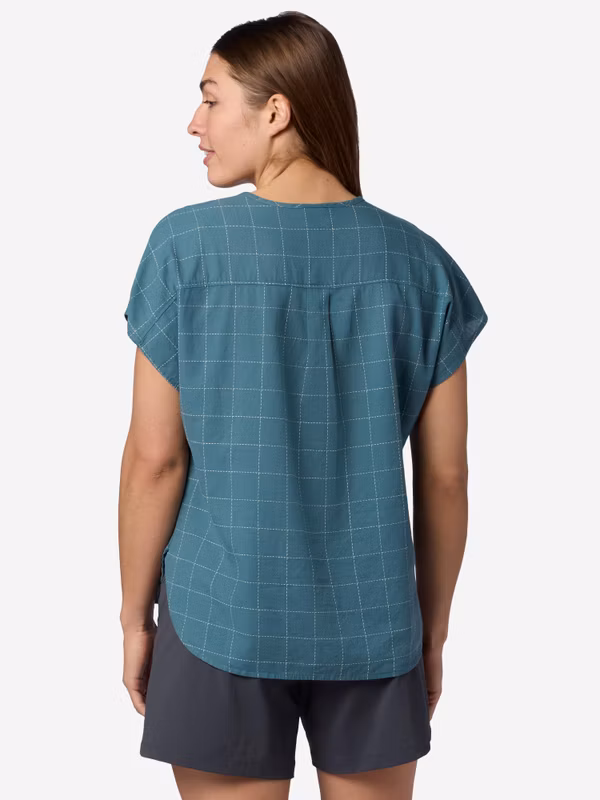 Wm's Rhea Henley Short Sleeve