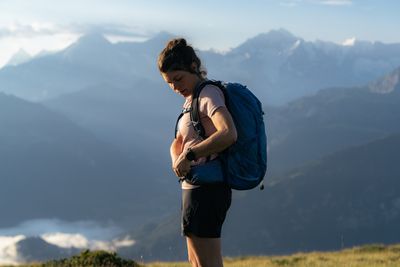 Für Tageswanderungen sind Rucksäcke mit 20-25l geeignet.