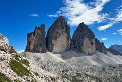 Beeindruckend: Die Drei Zinnen in den Dolomiten