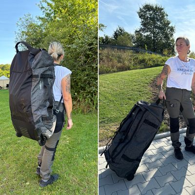 Der Tatonka Duffle Roller 140 ist ein echtes Platzwunder.