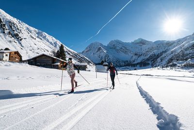 Entdecke die Loipenvielfalt in Graubünden. © Graubünden Ferien
