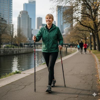 Nordic-Walking-Stock