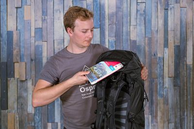 Das Deckelfach ist perfekt für häufig genutzte Gegenstände