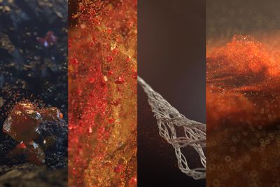 Thermoreaktive Mineralien kommen zum Einsatz.