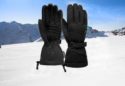 Sorgt für warme Hände bei Skifahrerinnen