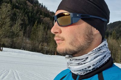  Auch beim Langlaufen wusste die Brille zu überzeugen.