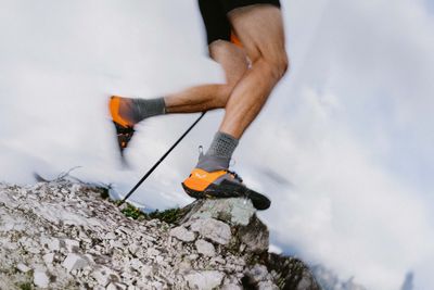 Maximaler Grip mit dem Pedroc PTX Speedhiking Schuh.