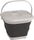Collaps Bucket Square W/Lid Navy Night