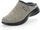 Lady 3D Ribs Sabot Wool Black Sole