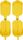 Ski Boots Traction Yellow