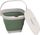 Collaps Bucket Square W/Lid Shadow Green
