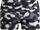Volleyball Camo Print 4 Inches Shorts Women