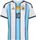 Argentina 26 Home Messi Jersey Kids
