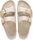 Arizona Big Buckle Natural Leather Patent Women