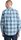 Mens Poplin Check Shirt