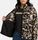 Womens Printed Full-zip Sherpa Fleece Jacket