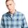 Mens Poplin Check Shirt