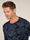 Men Merino 200 Oasis Long Sleeve Crewe Cloud Dye