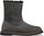 Uppsala Zip Shearling Velour Leather Charcoal