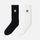 Moea Socks 2X Banana White + Black