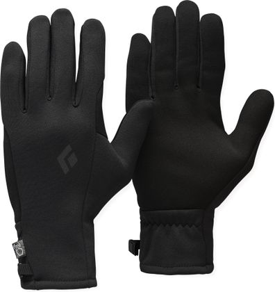 Black Diamond Midweight Screentap Liners in Schwarz, Fleecehandschuh