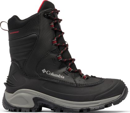 Columbia Bugaboot III in Schwarz, gefütterter Winterstiefel zum Schnüren