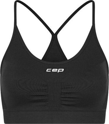 CEP Run Light Support Bra in Schwarz