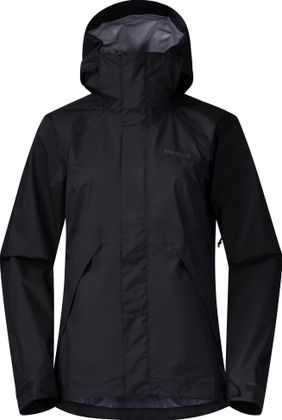 Bergans Vatne 3L W Jacket in Schwarz, Hardshelljacke mit Kapuze