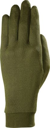 Zanier Merino Liner Touch in Olivgrün, dünner Fingerhandschuh