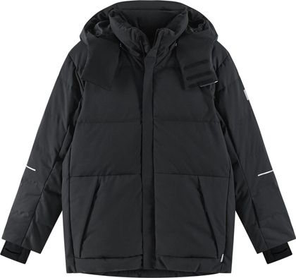 Reima Down Jacket Ranua in Schwarz, Kinder-Daunenjacke mit Kapuze