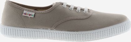 Victoria 1915 Inglesa Lona in Grau, Canvas-Sneaker mit weißer Gummisohle