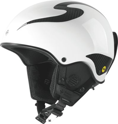 Sweet Protection Rooster II Mips in Weiß mit schwarzem Muster