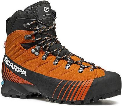 Scarpa Ribelle HD in Orange und Schwarz, alpiner Bergschuh